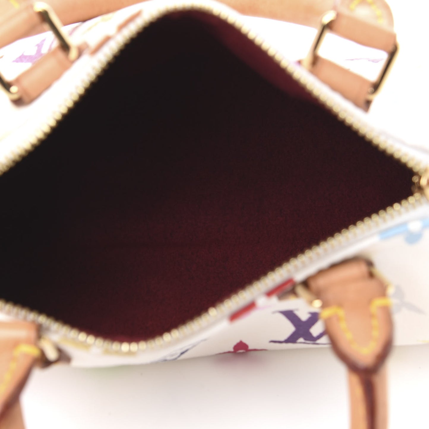 Monogram Multicolor Mini Sac HL Speedy White
