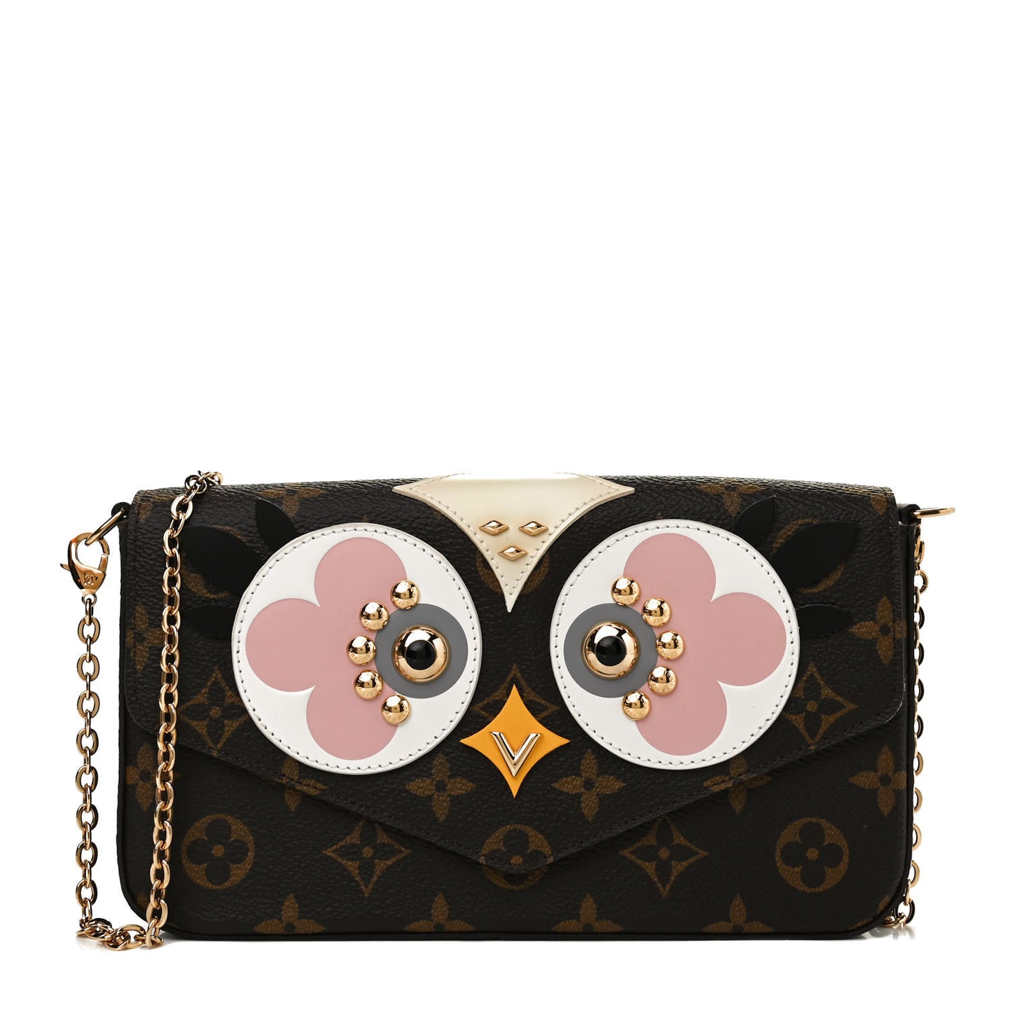 Monogram Lovely Birds Pochette Felicie Chain Wallet