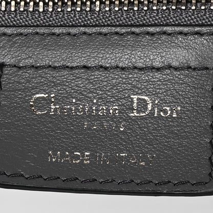 Christian Dior Canvas Reverse Embroidered Toile De Jouy Saddle Bag Grey 6 of 10