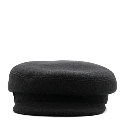 Hermes Wool Cashmere Cap 57 Black 4 of 8