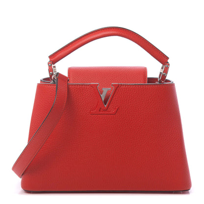 Louis Vuitton Taurillon Capucines BB Rubis 1 of 9