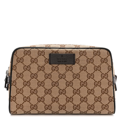 Gucci Monogram Belt Bag Dark Brown 1 of 9