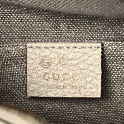 Gucci Monogram Dollar Calfskin Mini Bree Messenger Bag Beige Ebony Avoire 6 of 11