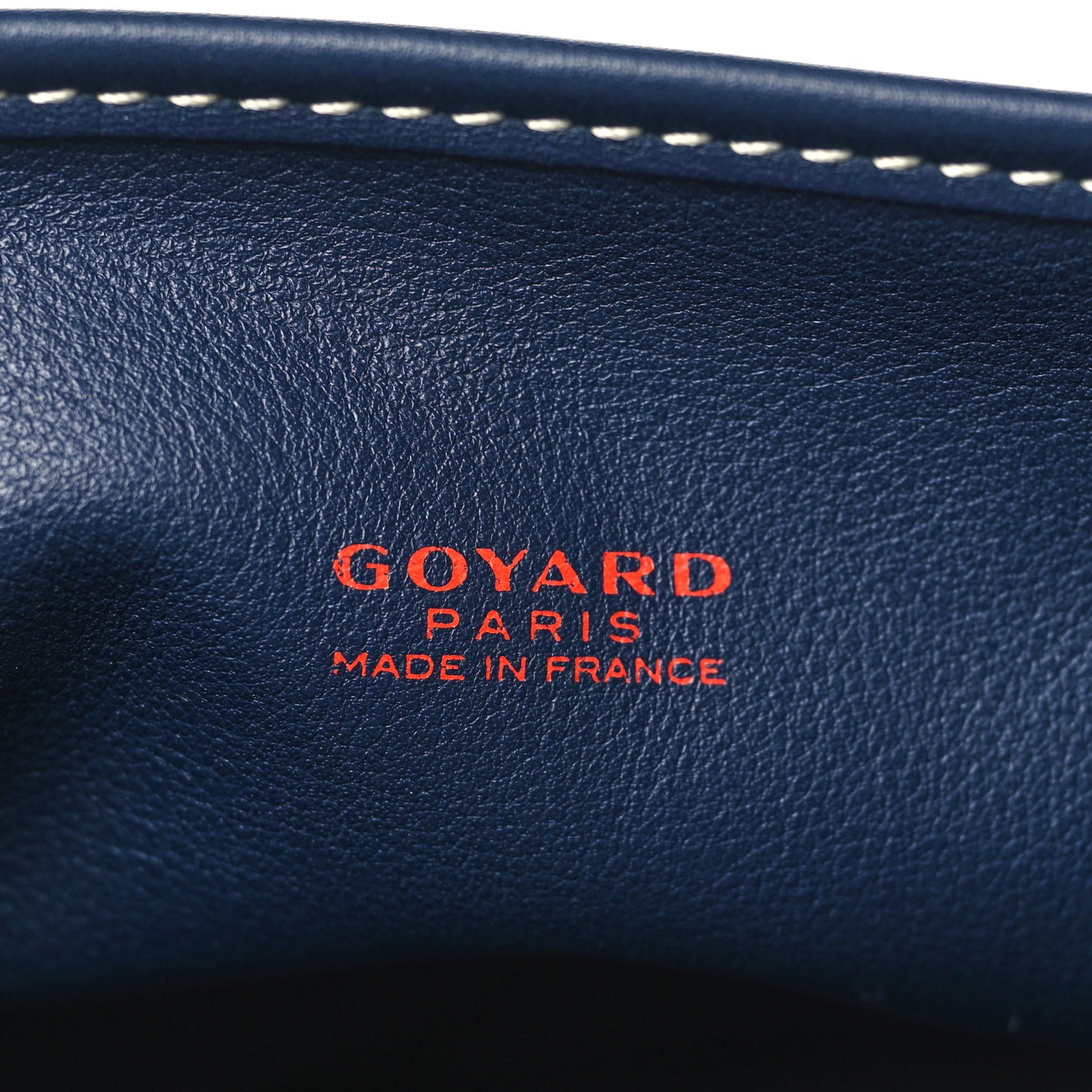 Goyardine Reversible Mini Anjou Navy