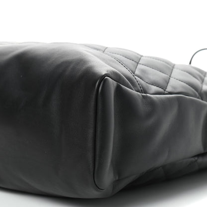 Chanel Lambskin Quilted Large 31 Shopping Bag Black 9 of 9