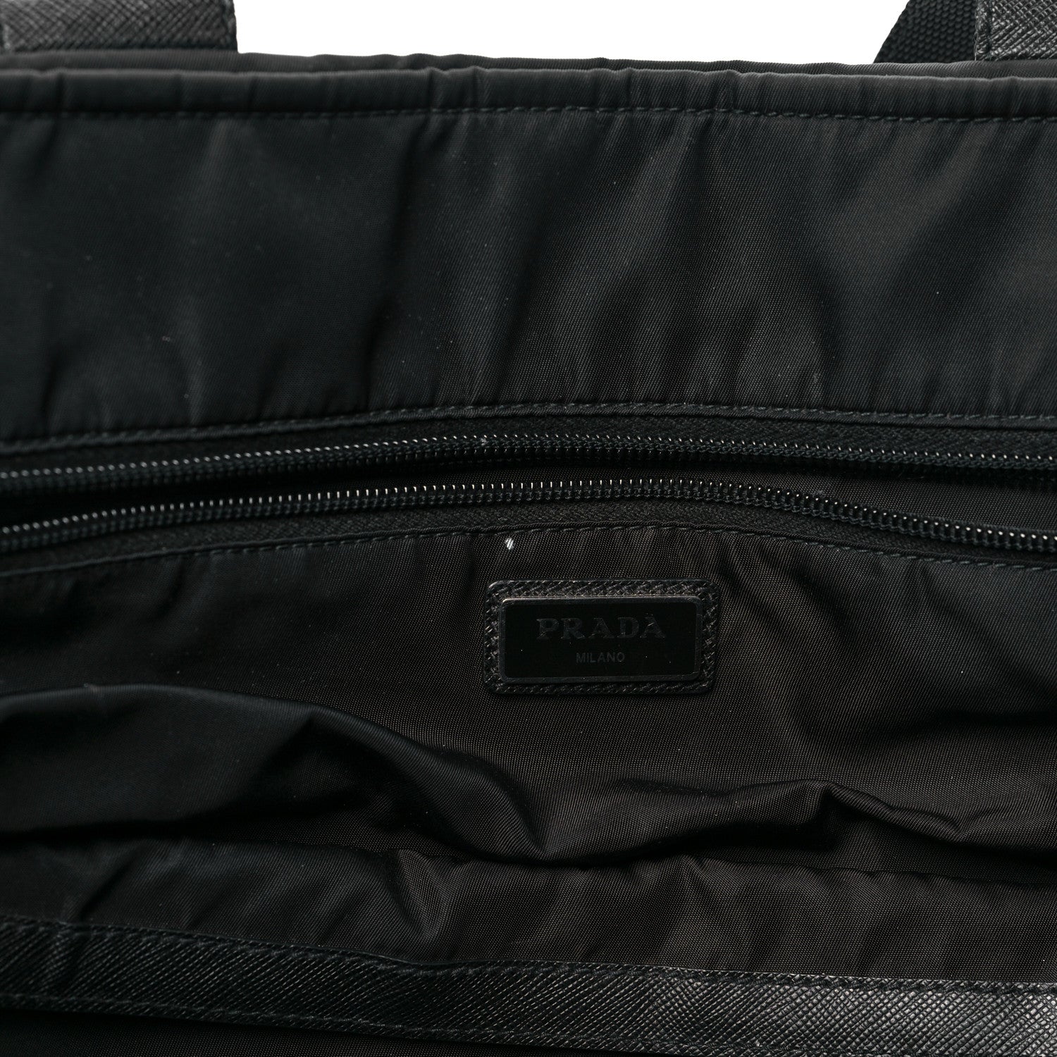 Prada X UNIVERSAL STUDIOS Tessuto Nylon Montagna Frankenstein Heart Tote Black 12 of 12