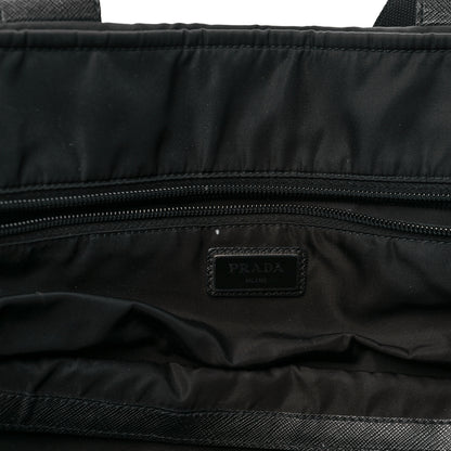 Prada X UNIVERSAL STUDIOS Tessuto Nylon Montagna Frankenstein Heart Tote Black 12 of 12