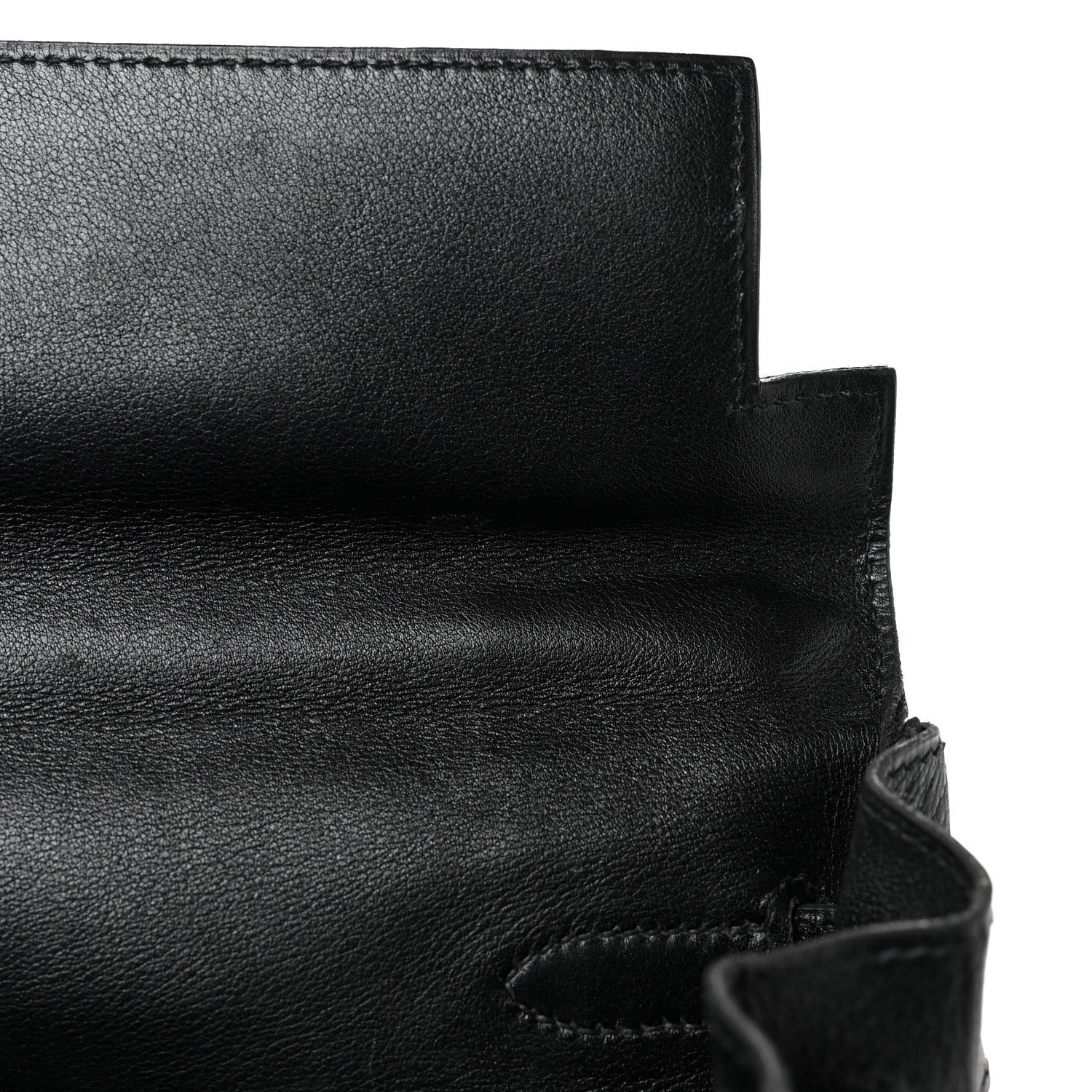 Hermes Evercalf Kelly Retourne 32 Black 9 of 13