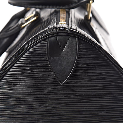 Louis Vuitton Epi Speedy 25 Black 7 of 19
