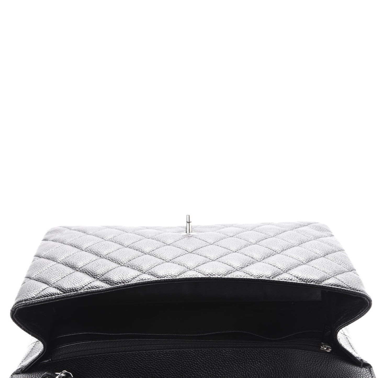Caviar Quilted Jumbo Single Flap Black