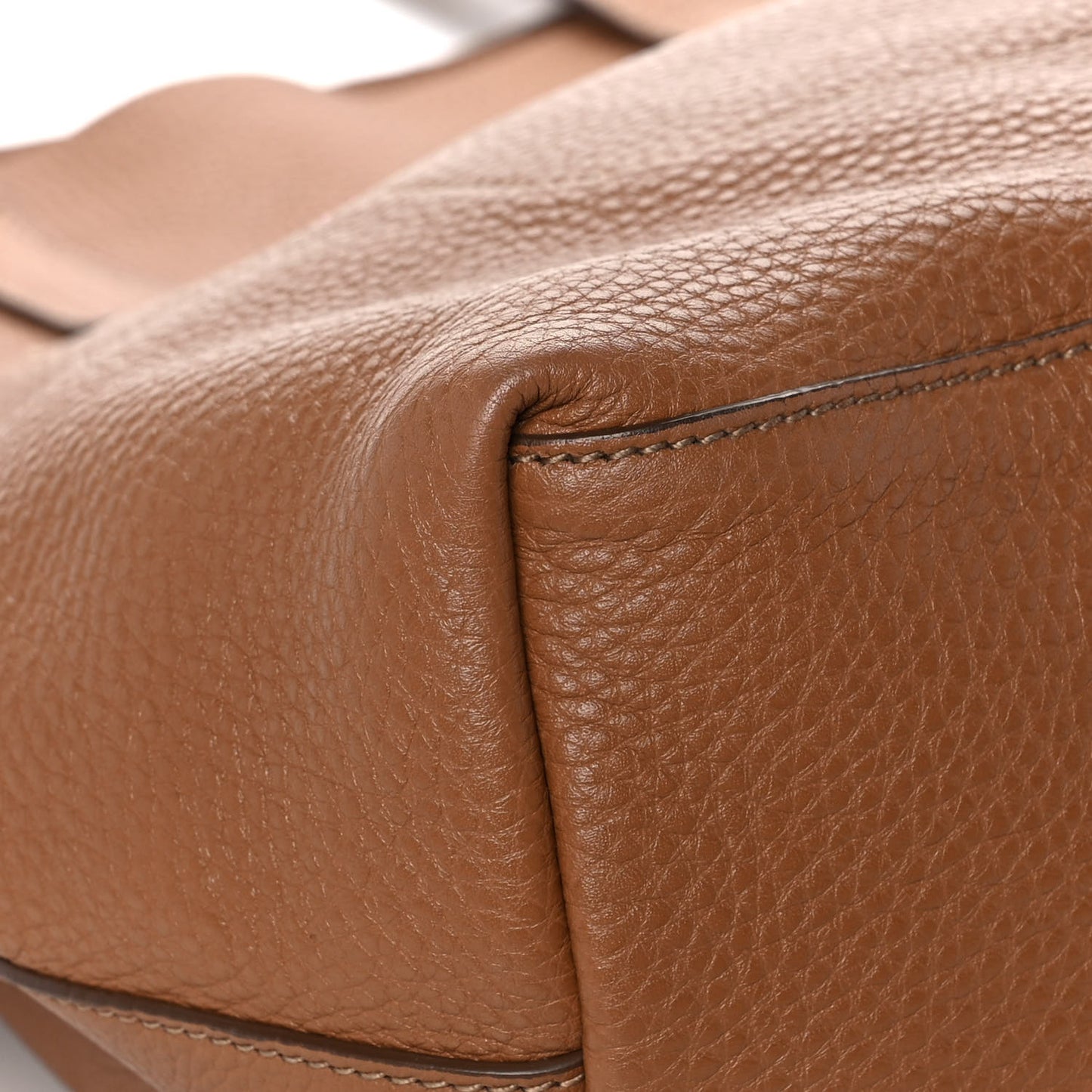 Vitello Daino Shopping Tote Cuoio