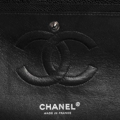 Chanel Caviar Quilted Medium Double Flap Black 7 of 9