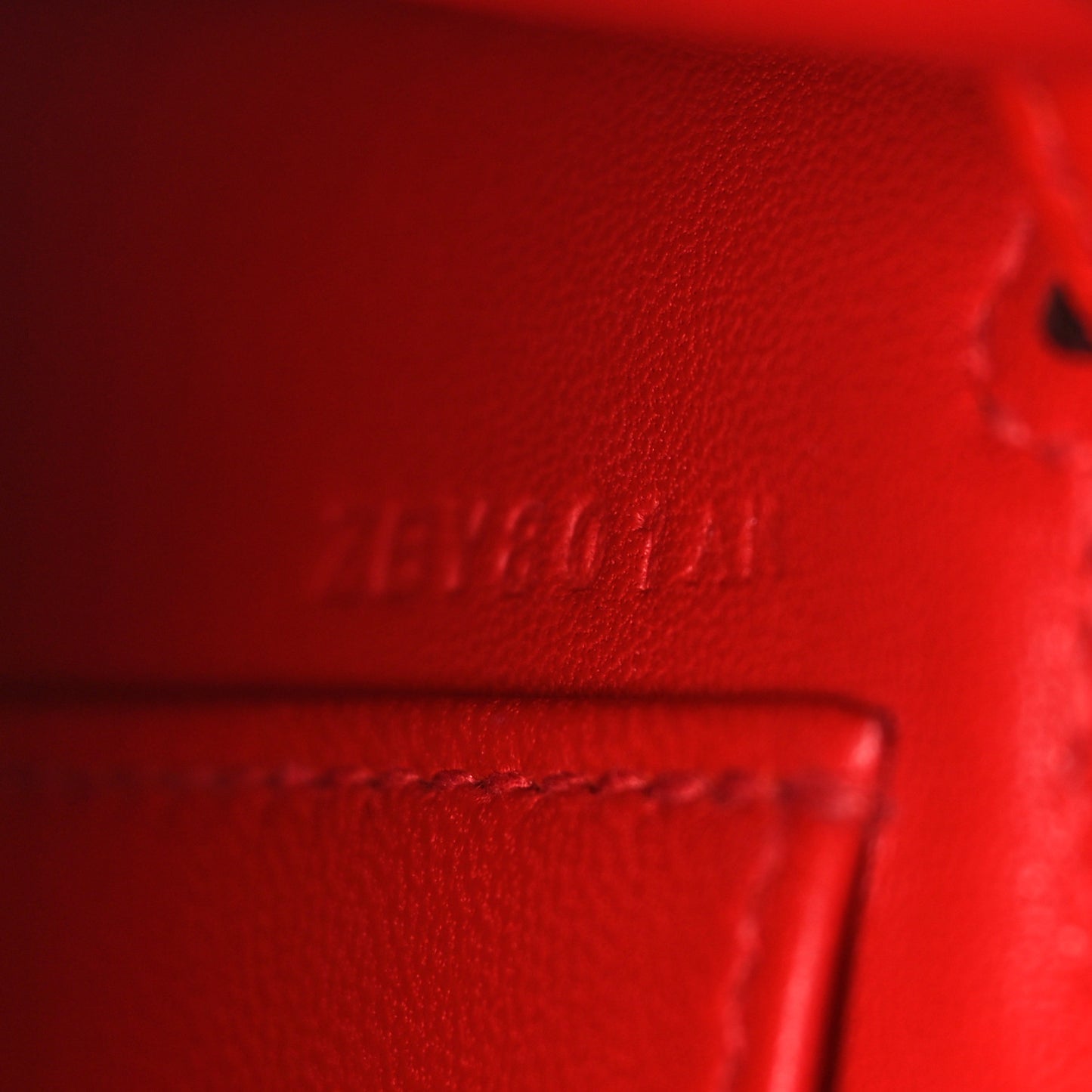 Epsom Mini Kelly Sellier 20 Rouge de Coeur