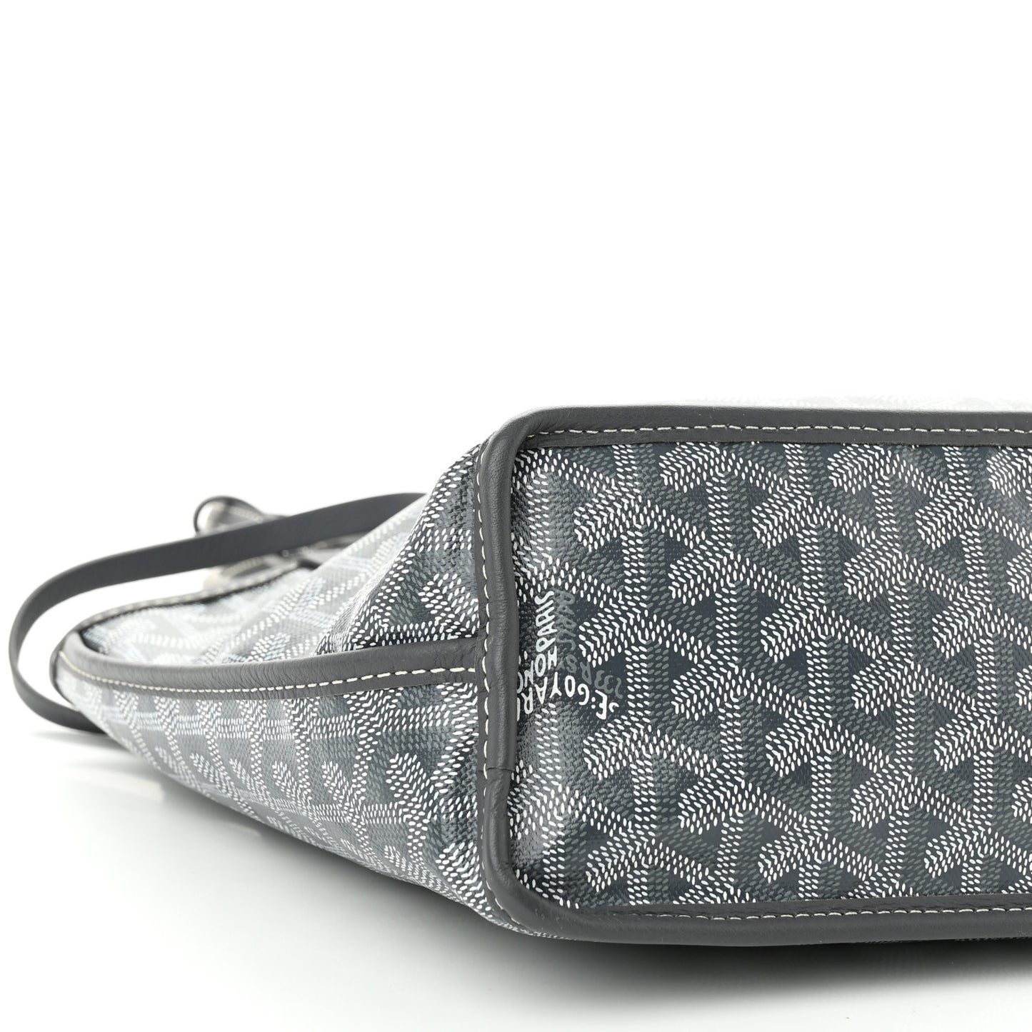 Goyardine Reversible Mini Anjou Grey