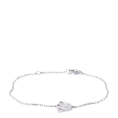 Cartier 18K White Gold Diamond Scarab Bracelet 1 of 6