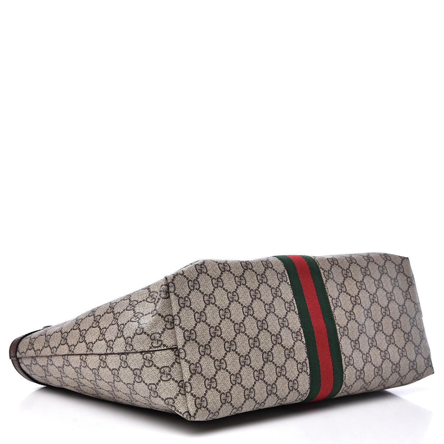 Gucci GG Supreme Monogram Medium Ophidia Shopping Tote Brown 3 of 10