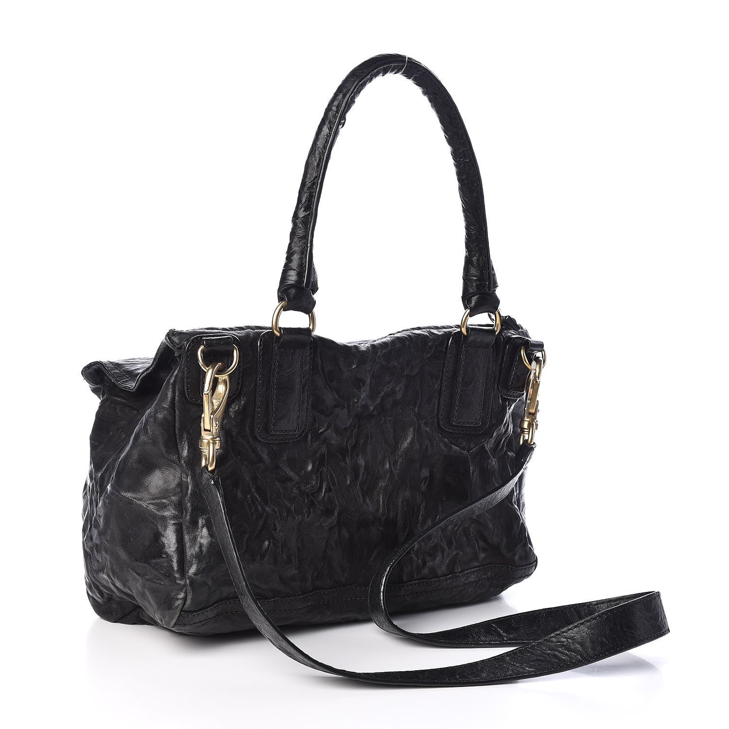 Givenchy Tumbled Sheepskin Medium Pandora Bag Black 3 of 9