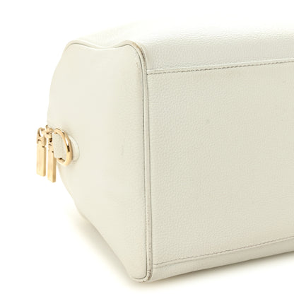 Versace Grained Calfskin Palazzo Bowler White 9 of 13
