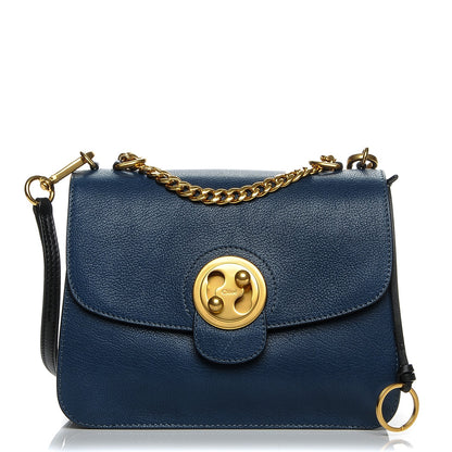 Chloe Goatskin Medium Mily Shoulder Bag Denim Blue 1 of 6