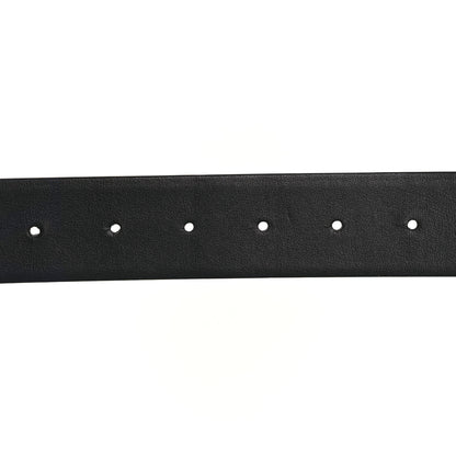 Valentino Garavani Glossy Calfskin VLogo 30mm Belt 85 34 Black 5 of 7