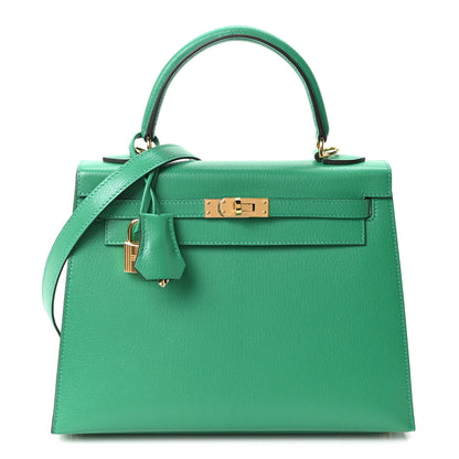 Hermes Chevre Chamkila Kelly Sellier 25 Menthe 1 of 11