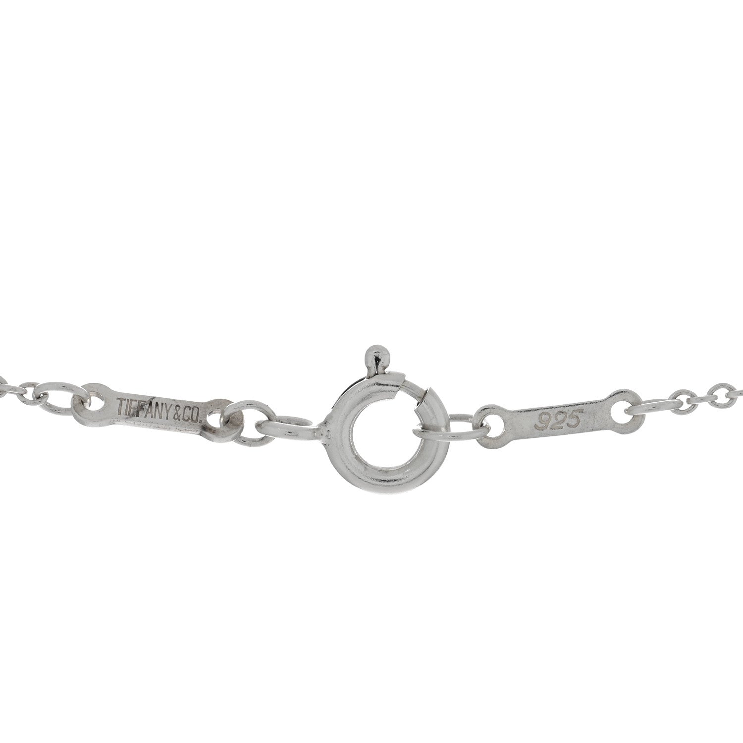 Tiffany Sterling Silver Elsa Peretti Letter Y Pendant Necklace 4 of 4