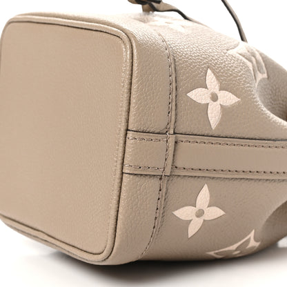 Louis Vuitton Empreinte Monogram Giant Nano Noe Tourterelle Creme 9 of 9