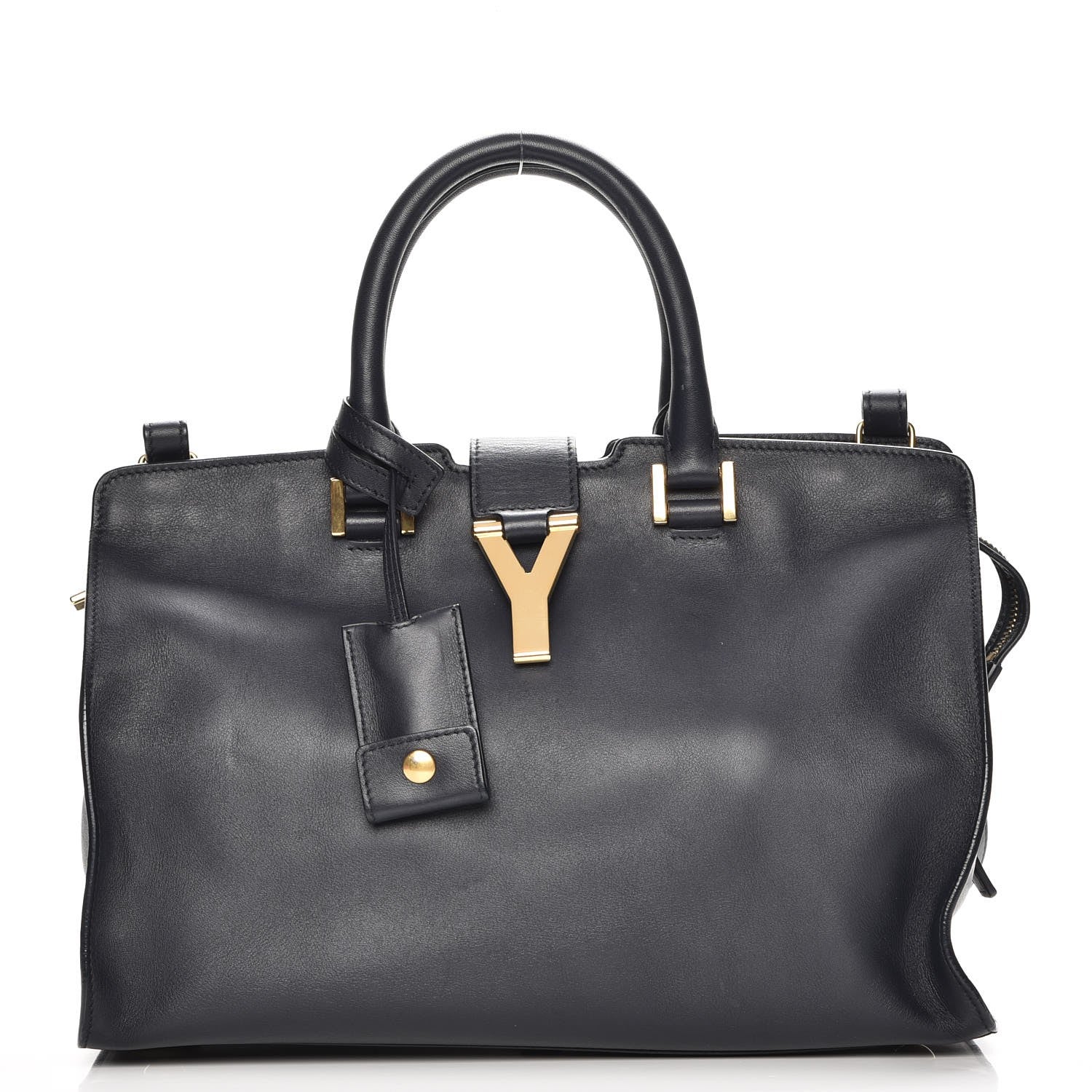 Saint Laurent Calfskin Small Classic Y Cabas Navy Blue 1 of 10