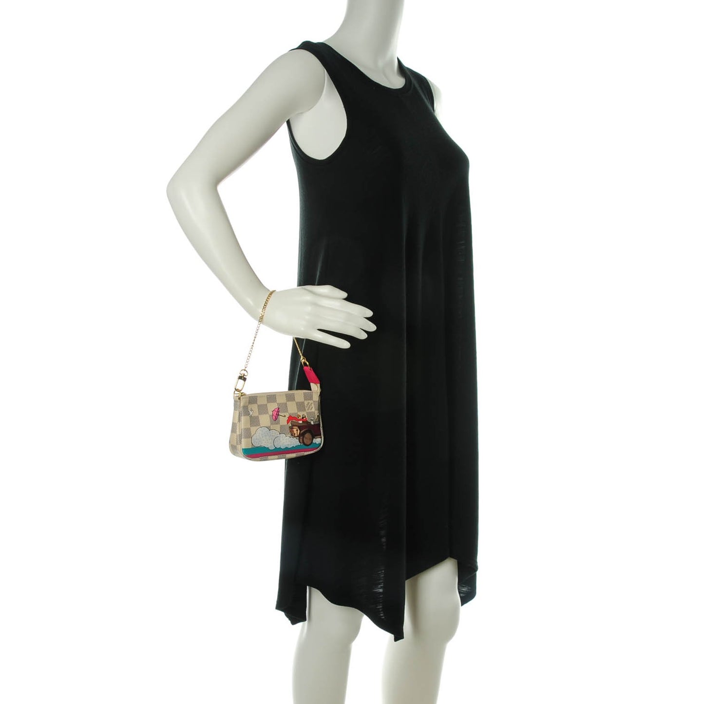 Damier Azur 2015 Christmas Animation Mini Pochette Accessories