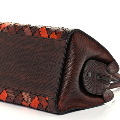 Bottega Veneta Ayers Karung Intrecciato Patchwork Shoulder Bag Ash Scuro Rust Clay 11 of 11