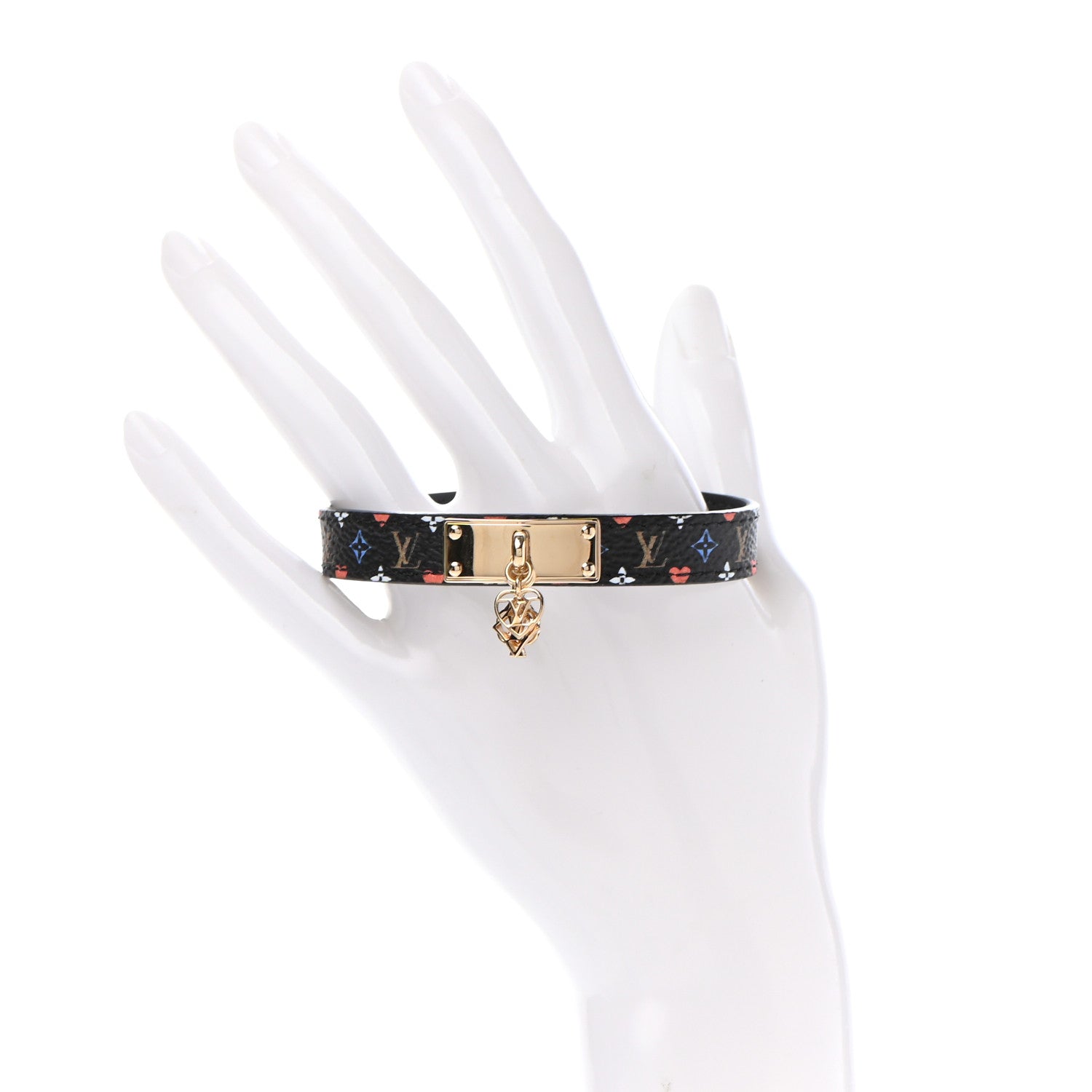Louis Vuitton Game On Bracelet 17 Black 2 of 7