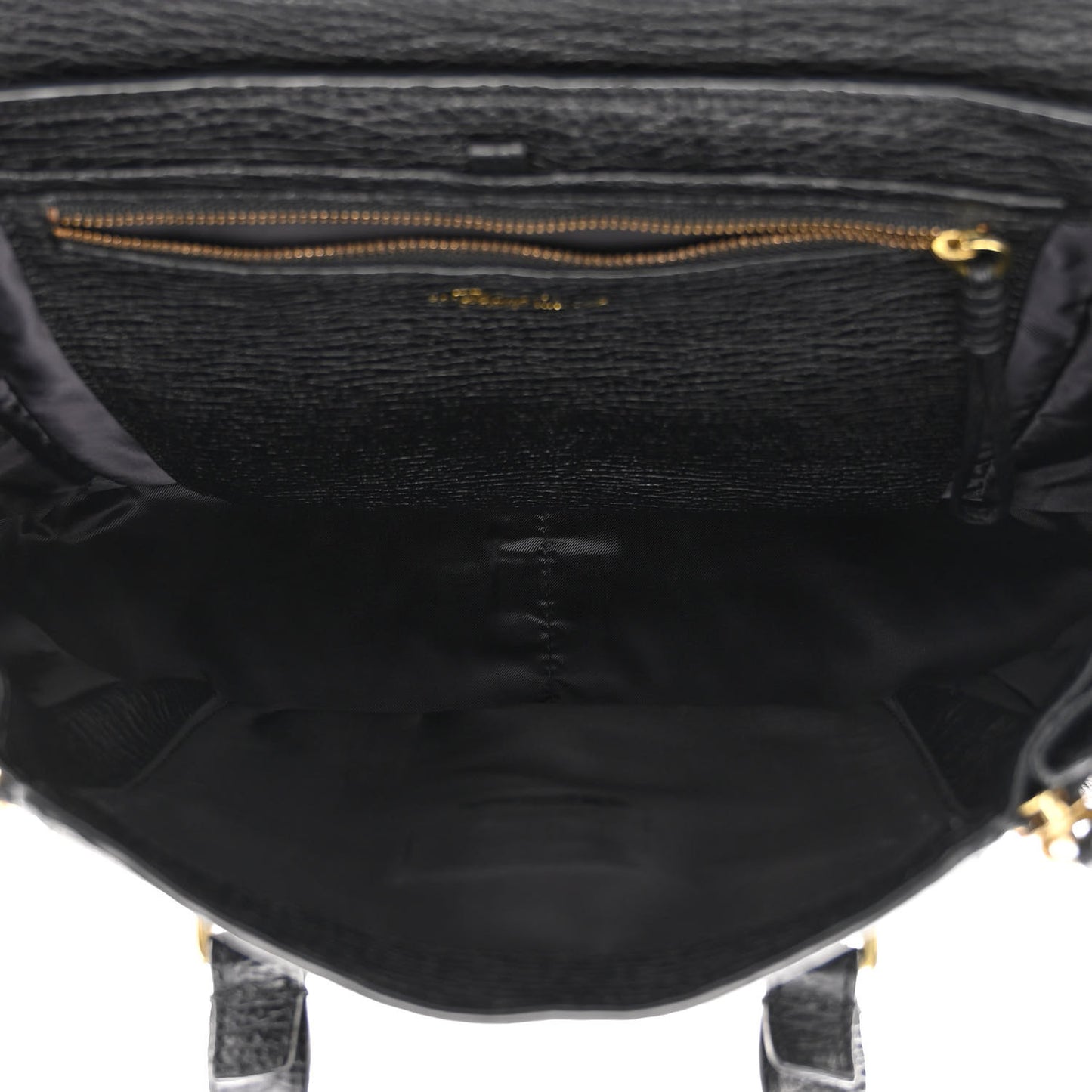 Textured Calfskin Medium Pashli Satchel Black