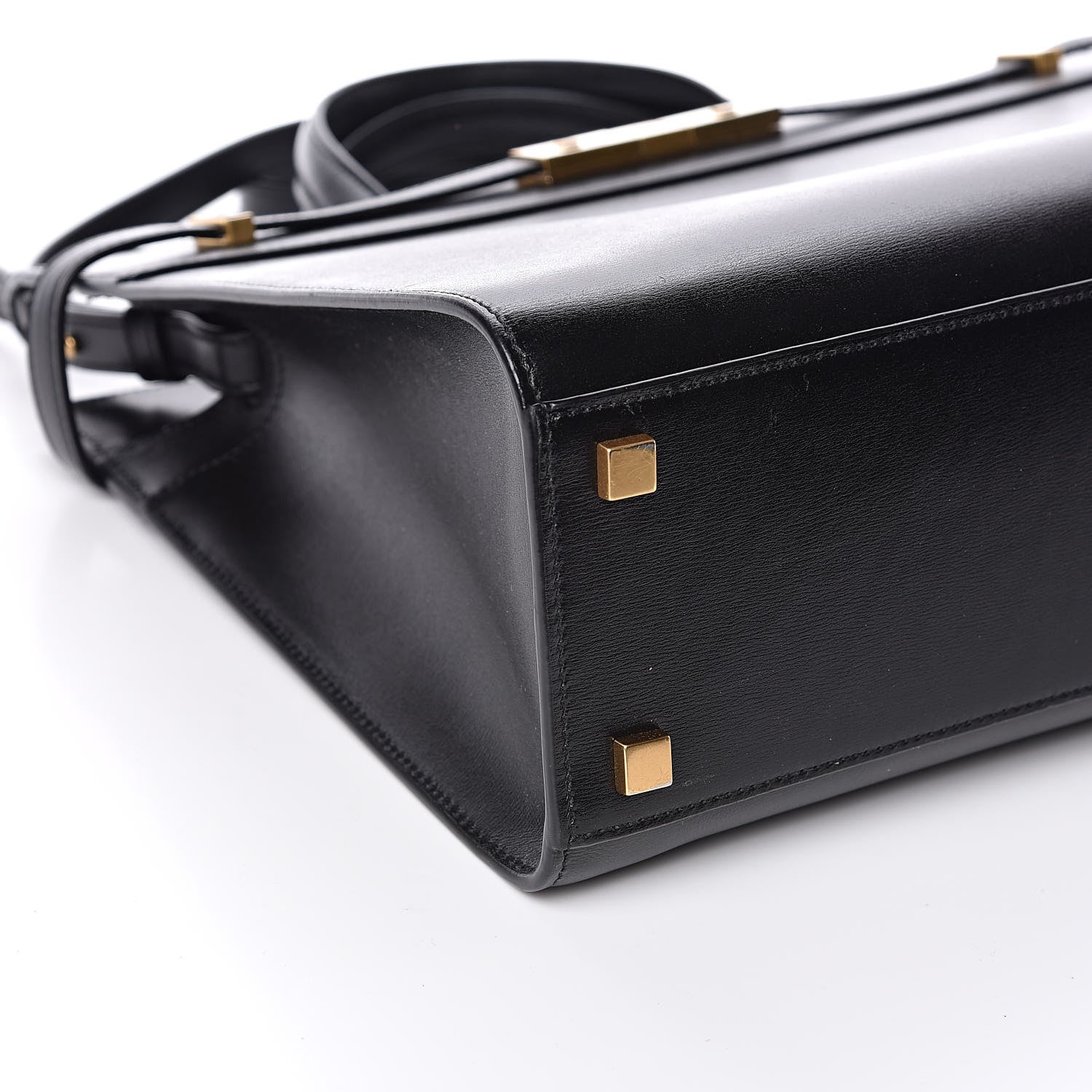 Saint Laurent Calfskin Small Manhattan Shopper Tote Black 8 of 10