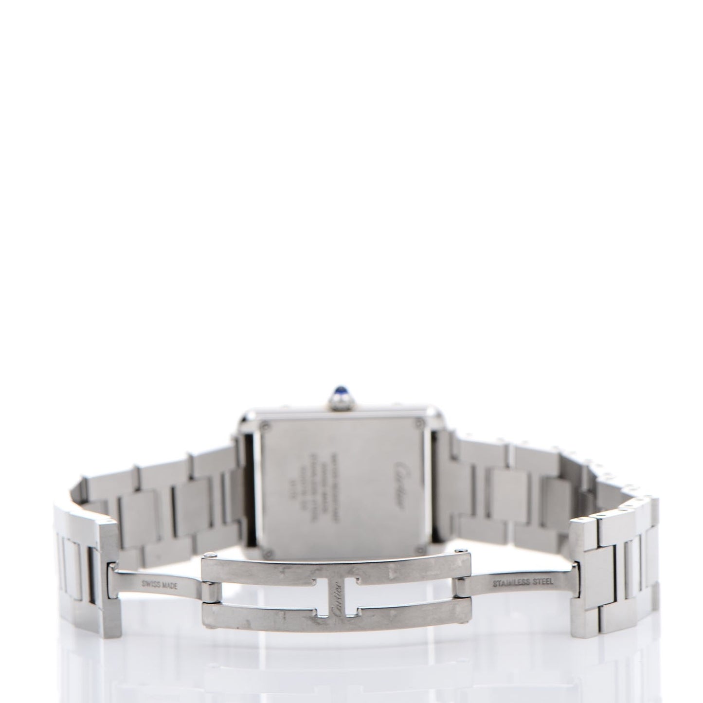 Stainless Steel 24mm Tank Solo Quartz Watch