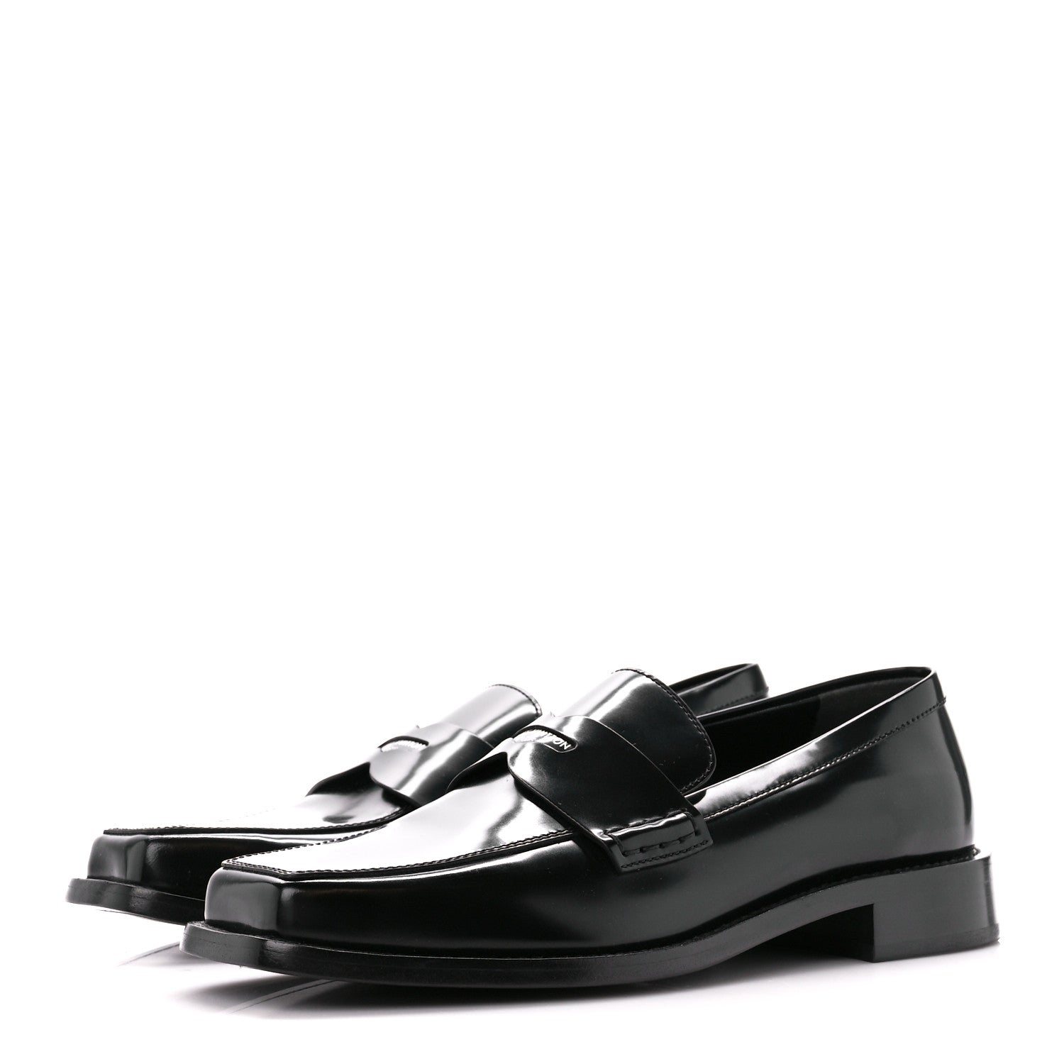 Louis Vuitton Glazed Calfskin Connelly Flat Loafer 39 Black 3 of 9