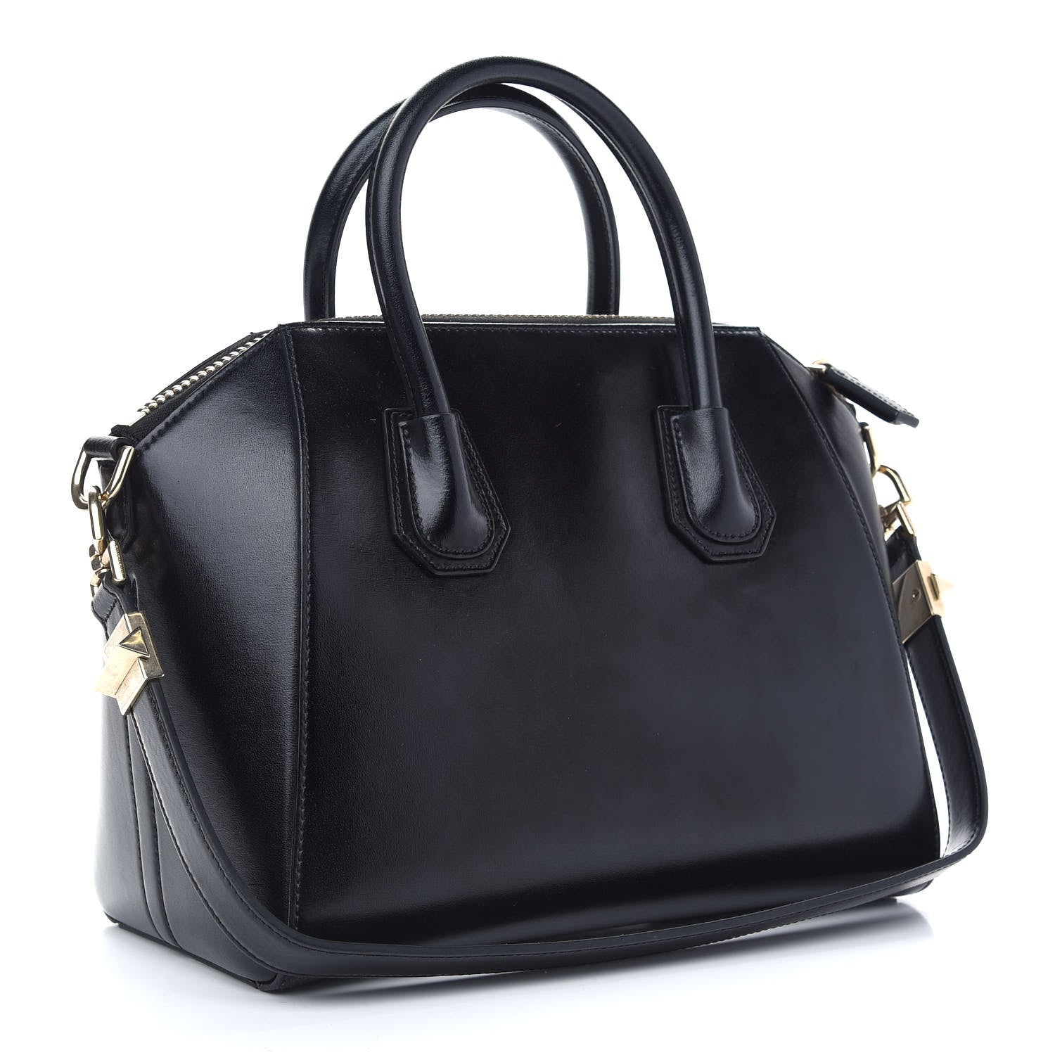 Givenchy Shiny Lord Calfskin Small Antigona Black 3 of 9