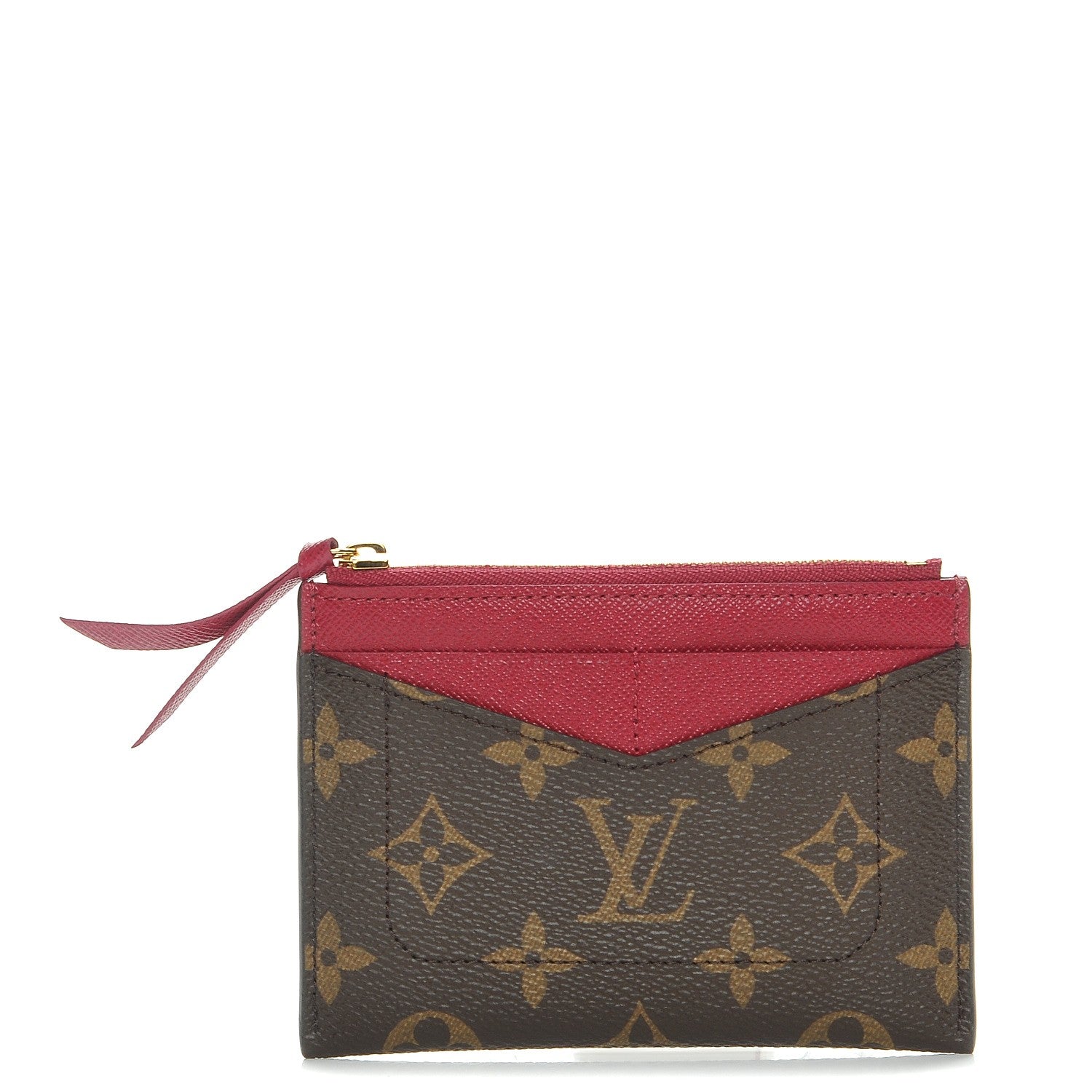 Louis Vuitton Monogram Zipped Card Holder Fuchsia 1 of 8