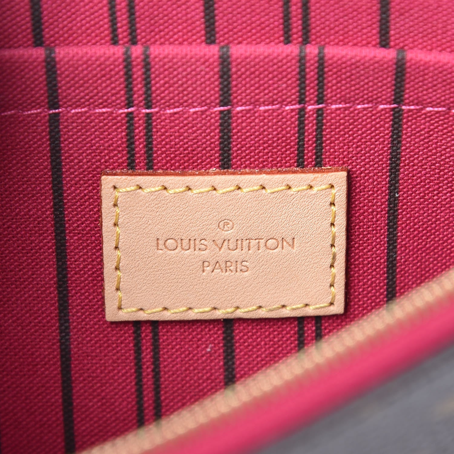 Louis Vuitton Monogram Neverfull MM GM Pochette Pivoine 6 of 9