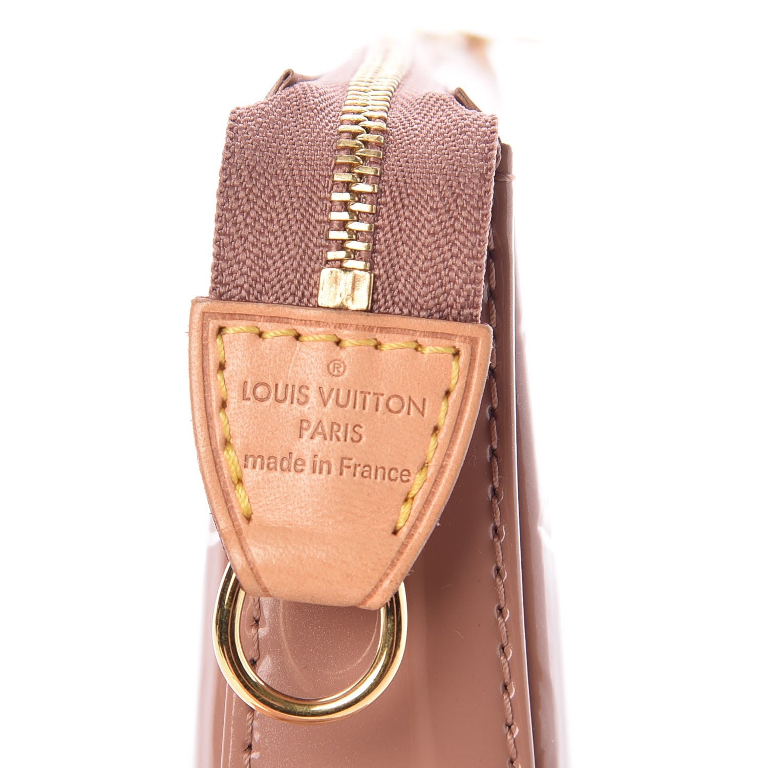 Louis Vuitton Vernis Pochette Accessories NM Rose Velours 6 of 9