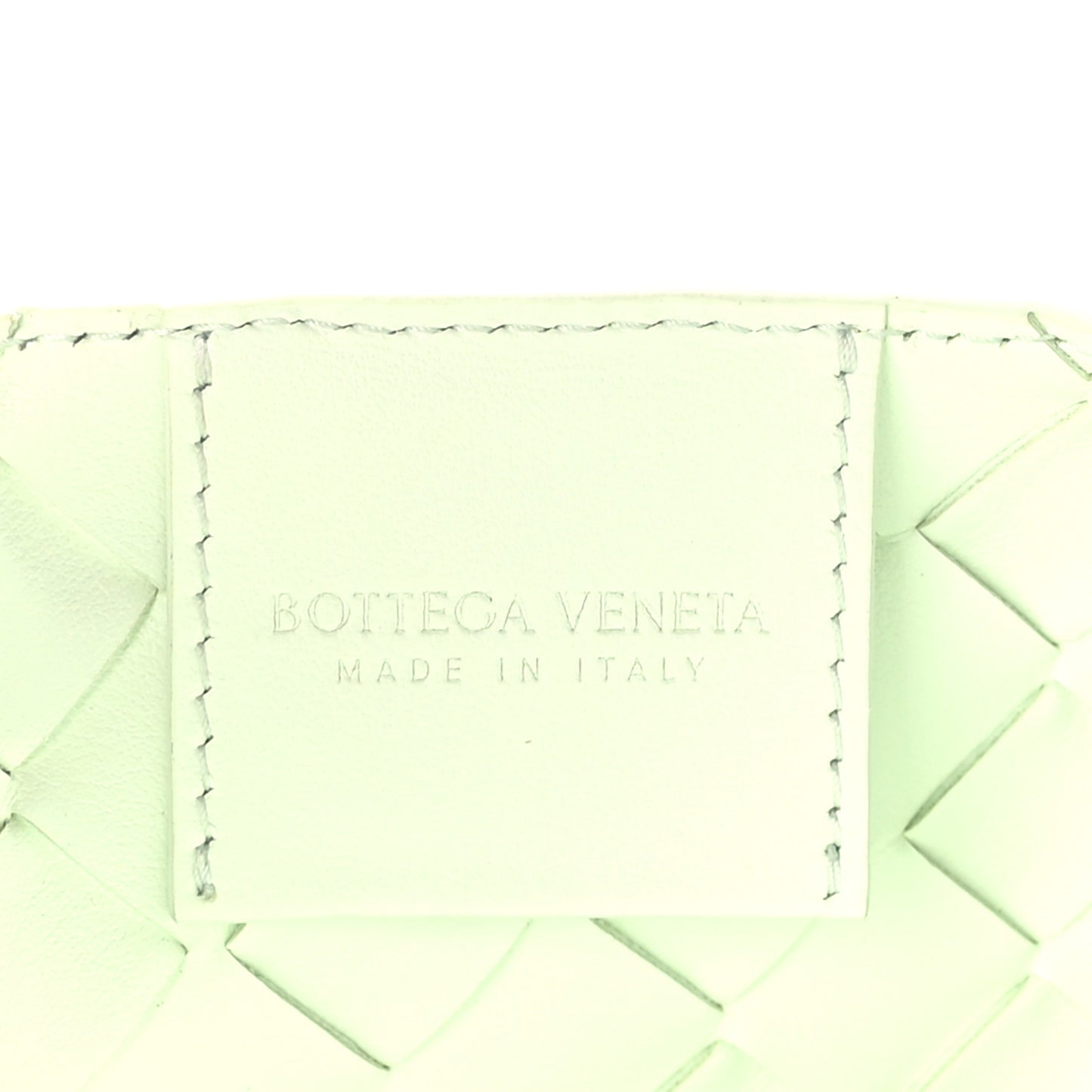 Nappa Intrecciato Origami Chain Crossbody Glacier