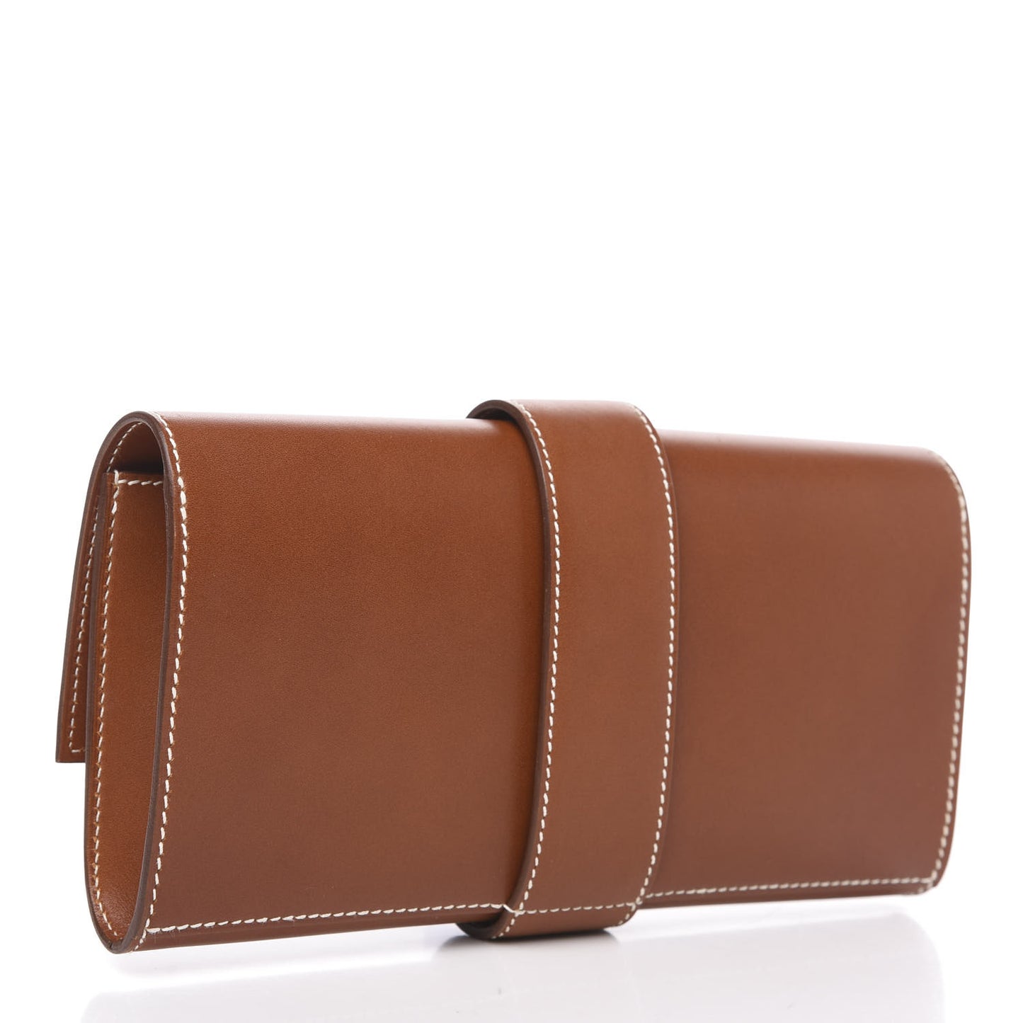 Tadelakt Medor Clutch Fauve