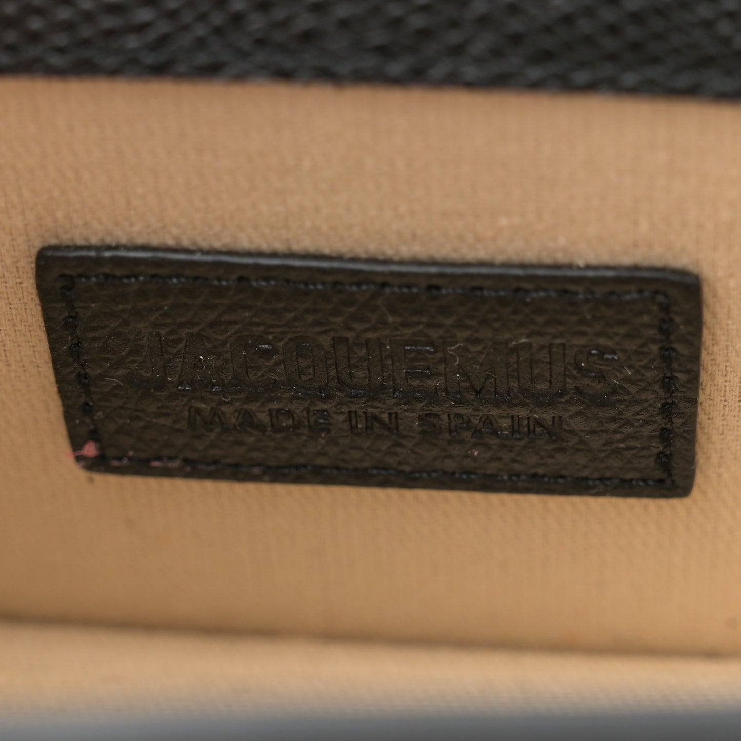 Grained Calfskin Le Chiquito Black