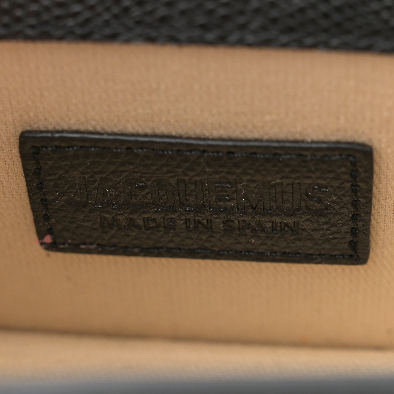 Jacquemus Grained Calfskin Le Chiquito Black 6 of 9