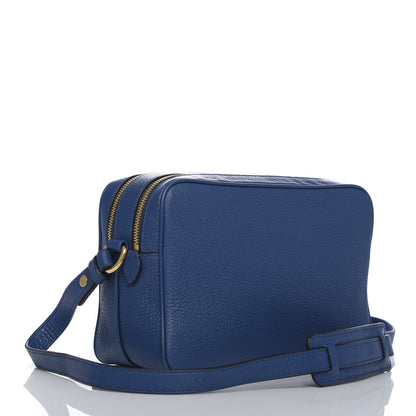 Prada Vitello Daino Medium Double Zip Shoulder Bag Inchiostro 3 of 9