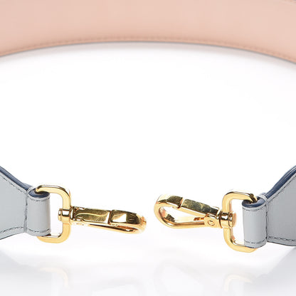 Fendi Vitello Dolce Plexiglass Bi-Color Studded Strap You Grigio Perla Plaster Multicolor 5 of 6