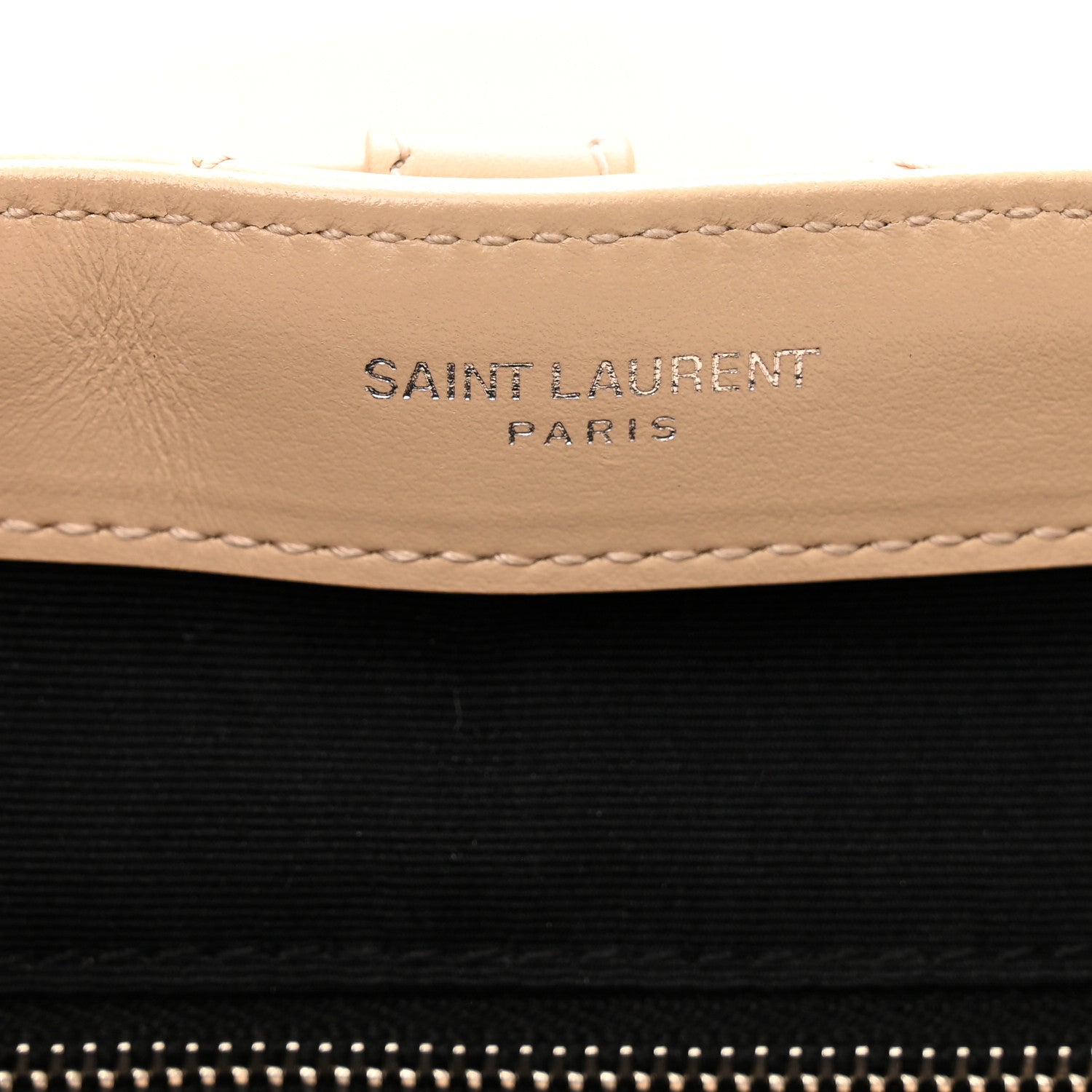 Saint Laurent Calfskin Y Quilted Monogram Small Loulou Backpack Nude Powder 6 of 11