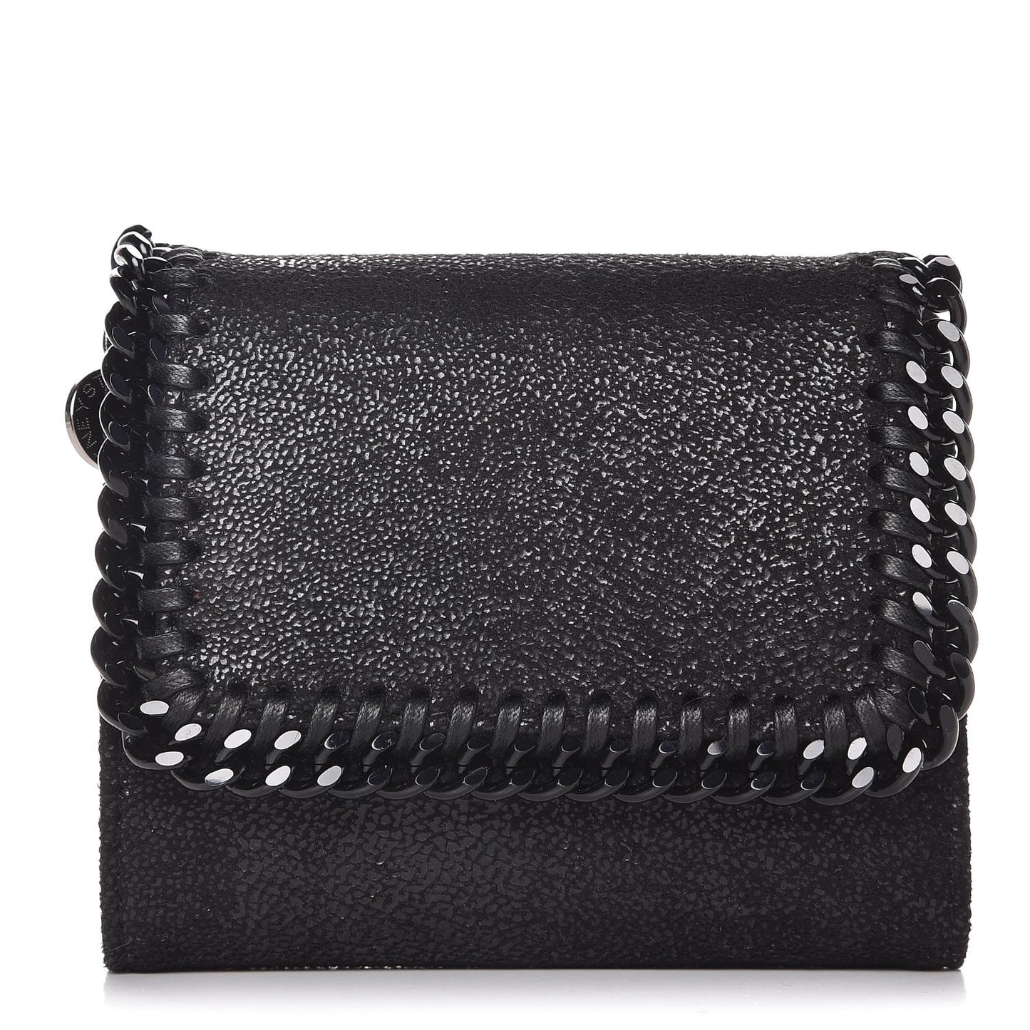 Shaggy Deer Small Falabella Wallet Black