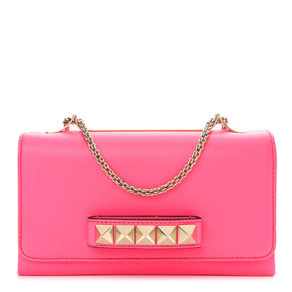 Valentino Garavani Calfskin Va Va Voom Shoulder Bag Pop Fuxia 1 of 14