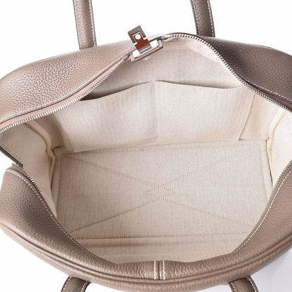 Hermes Taurillon Clemence Victoria II 35 Etoupe 5 of 10