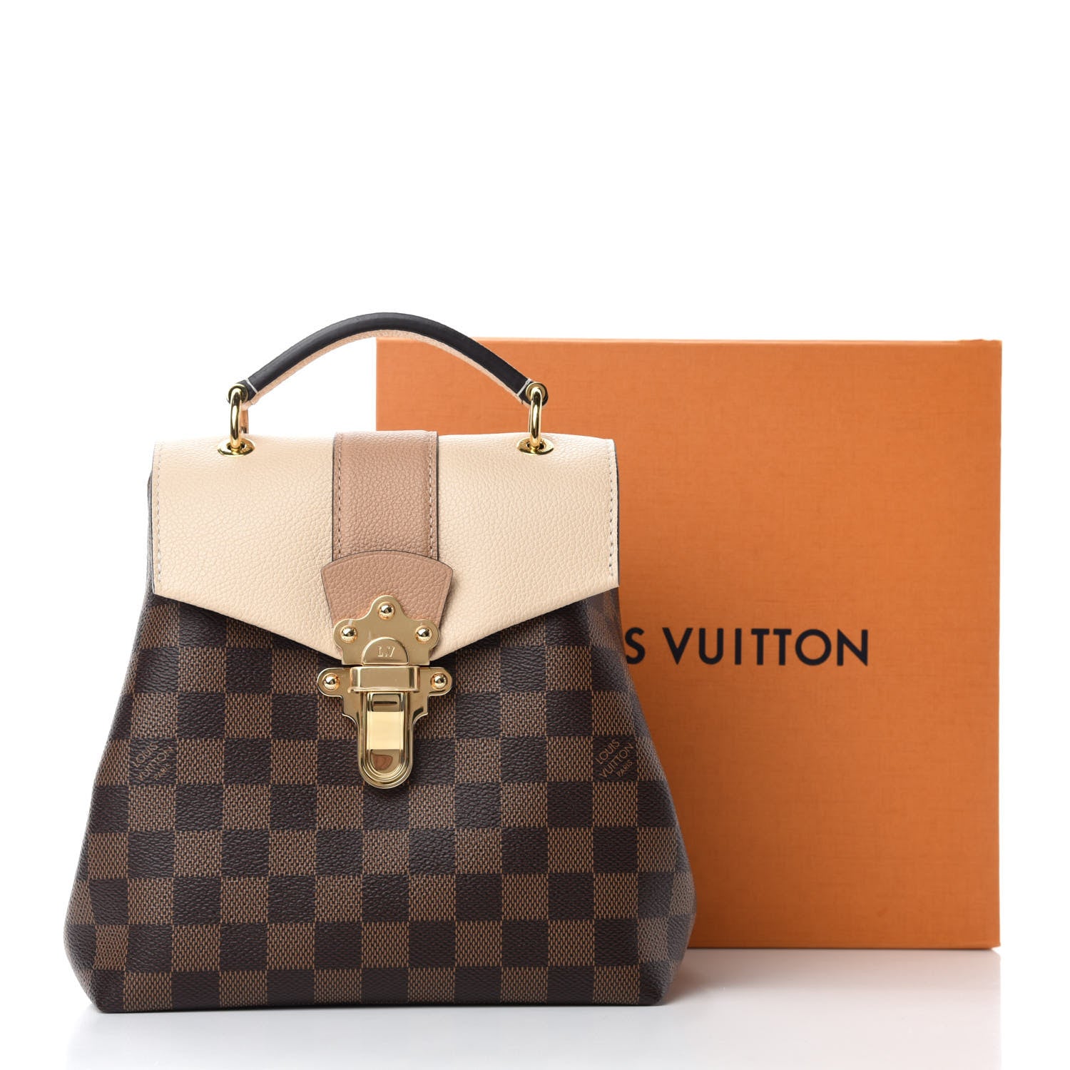 Louis Vuitton Damier Ebene Clapton Backpack Creme 11 of 11